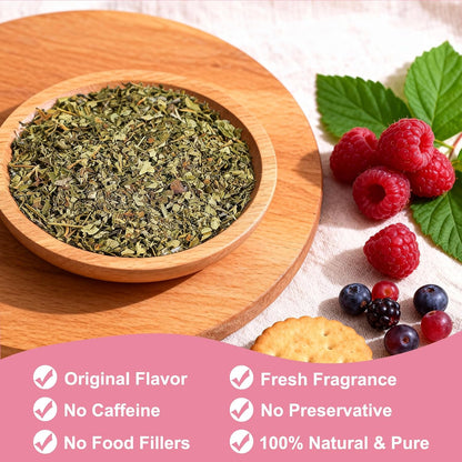 Arohete Raspberry Leaf Tea Bags,30 Teabags-Natural Red Raspberry Leaves Herbal Tea-Caffeine Free -No Additives-Support Menstrual
