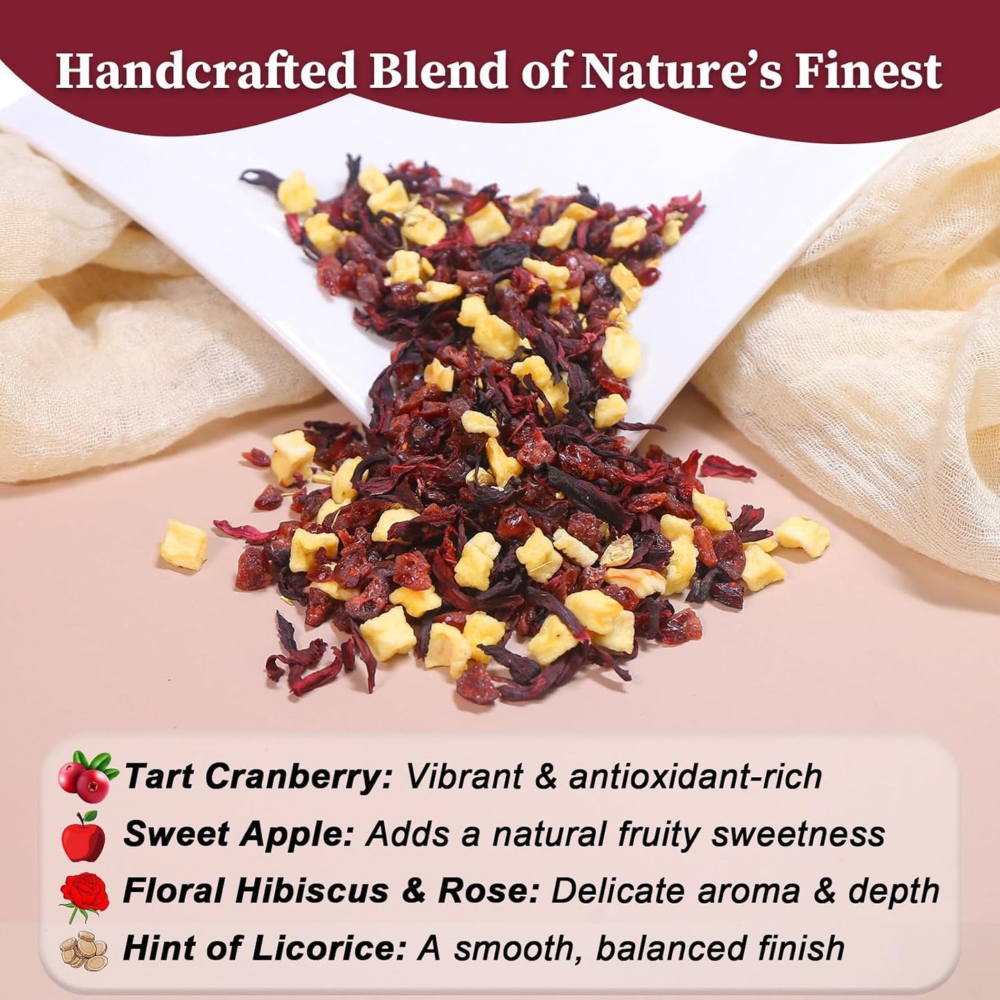 FullChea - Rooibos Tea Bags, 60 Counts - Premium South African Natural Rooibos - Non-GMO - Caffeine-Free - Antioxidant-Rich & Supports Digestion