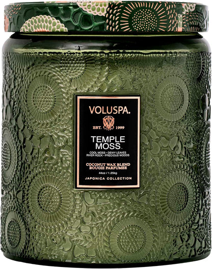 Voluspa Baltic Amber Candle, 18 oz, Coconut Wax Blend, Scented Candles for Home, 100 Hour Burn Time, Candle Jar