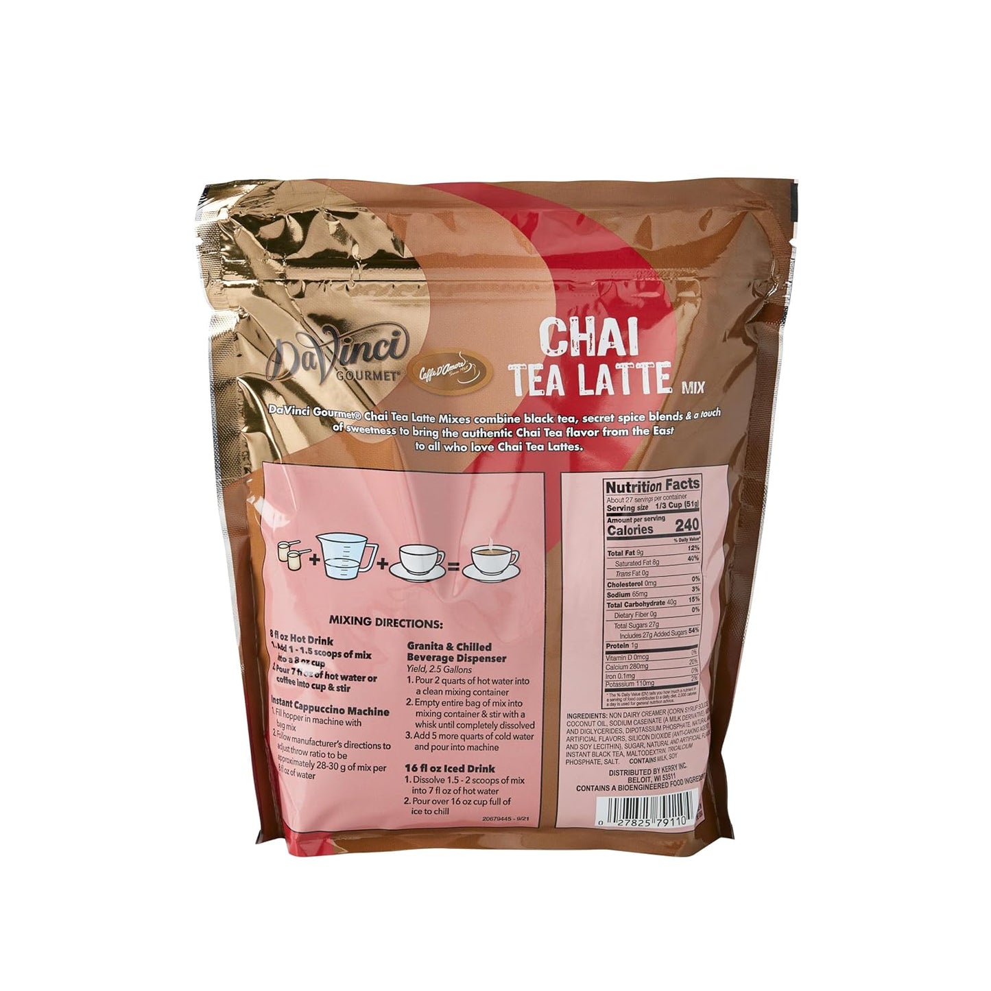 Chai Amore East India Spice Tea Latte Blended Drink Mix, 3 Pounds