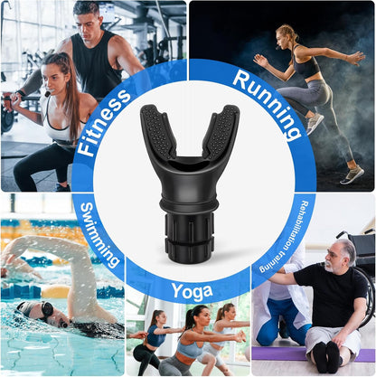 TEAWOO 3 PCS Portable Breathing Trainer with Adjustable Resistance Settings