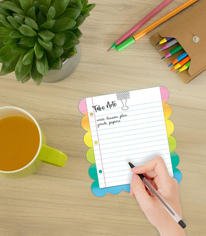 Carson Dellosa Aim High To Do List Notepad―5.75" x 6.25" Paper Stationery, Daily Checklist, Goals, Reminders, Notes, Motivational Organizer (50 sheets)