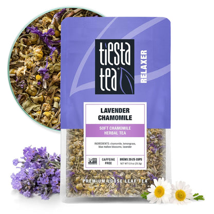 Tiesta Tea Lavender Chamomile Herbal Tea Loose Leaf Caffeine Free 0.9oz