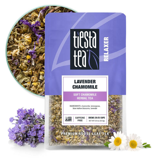 Tiesta Tea Lavender Chamomile Herbal Tea Loose Leaf Caffeine Free 0.9oz