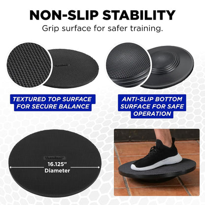 Theraband 23300 Rocker Balance Board for Rehab, Improved Posture, Balance and Stability Training