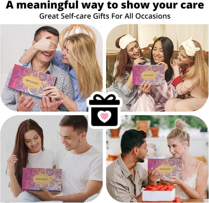 SWCANDY Shower Steamers Aromatherapy Travel Essentials Birthday Gifts for Women, Lavender 8 Pcs, Bath Bombs Shower Bombs with Natural Essential Oils, Relaxation Home SPA