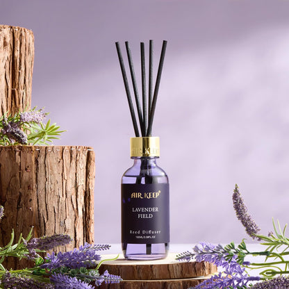 Airkeep Reed Diffuser Oil Set with Reed Sticks,Citrus Aromatherapy Oil Scent Diffuser for Home Office Bathroom Decoration Perfume and Gifts 3.38oz/100ml