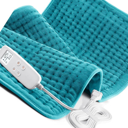 VAAGHANM Heating Pad: 33 x 17 inches Electric Heating Pad for Back -Extra Large Heat Pad for Shoulder/Neck/Knee/Arms - Upgraded 6 Timer & 6 Temperature Controller -Auto Shut Off- Gift for Mom