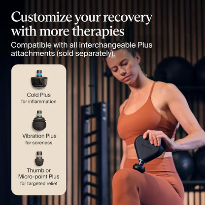 TheraGun Mini (3rd Generation) by Therabody – Ultra-Portable Massage Gun and Travel Essential for Fast, Effective Pain and Tension Relief Anywhere (Black)