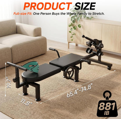 Spine Decompression Table Back Stretcher - Full Body Traction & Stretch Machine for Home Cervical Traction Lumbar Stretching, Flexibility Training, Mobility Support