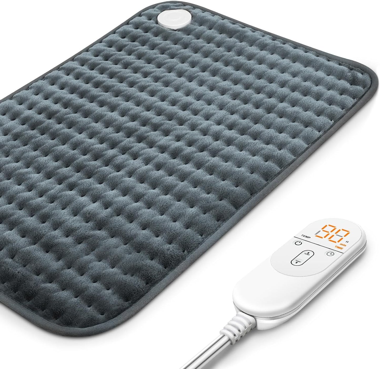 Heating Pad for Back, Electric Heating Pads for Cramps/Abdomen/Waist/Shoulder with 6 Heat Settings and Auto-Off, Moist/Dry Heat pad, Mothers Day Gifts for Mom Women Wife Grandma, 12" x 24"