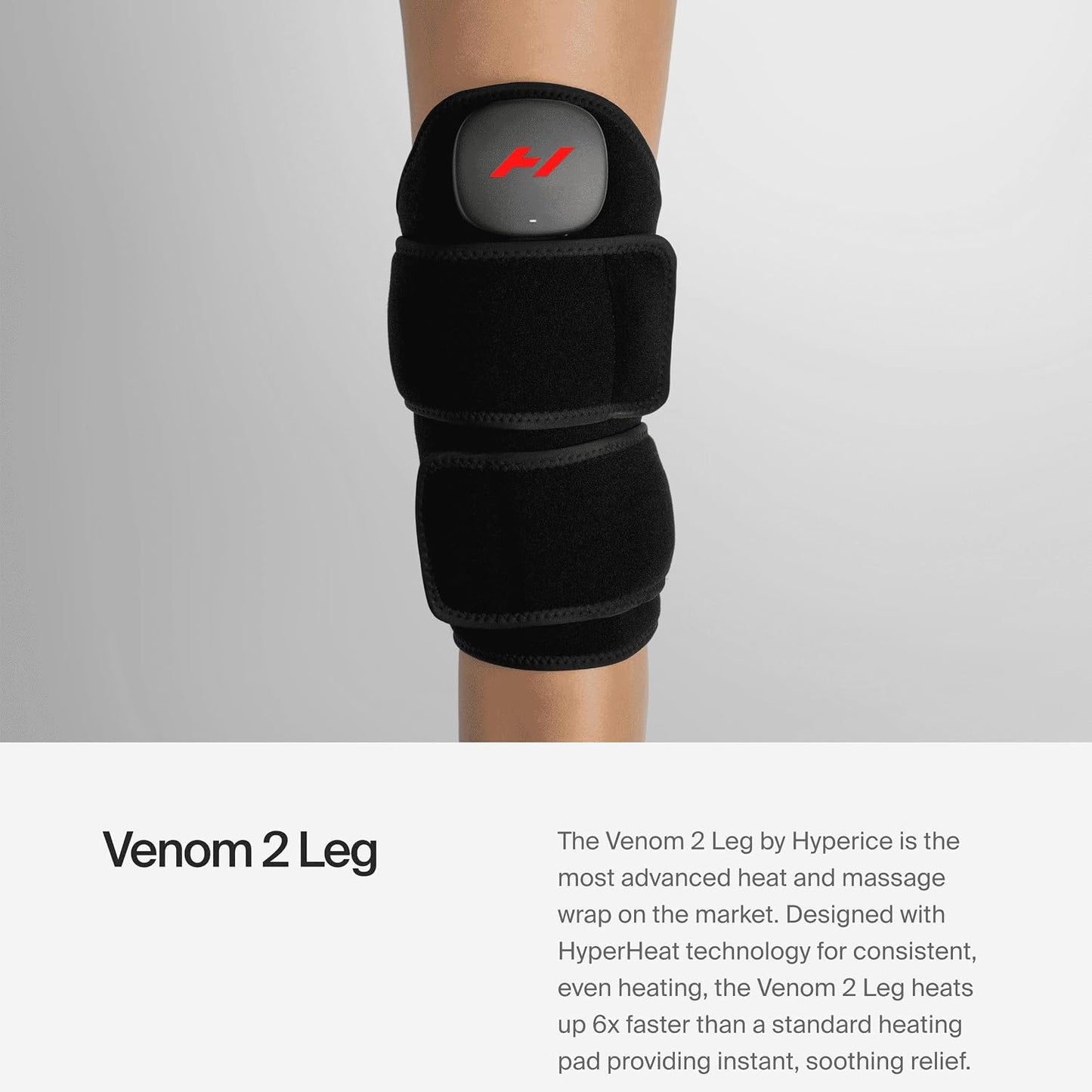 Hyperice Venom 2 Back Wrap - Provides Advanced Heat and Vibration for Pain, Soreness and Inflammation