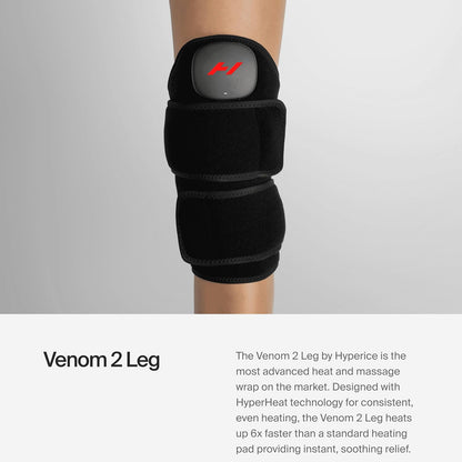 Hyperice Venom 2 Back Wrap - Provides Advanced Heat and Vibration for Pain, Soreness and Inflammation