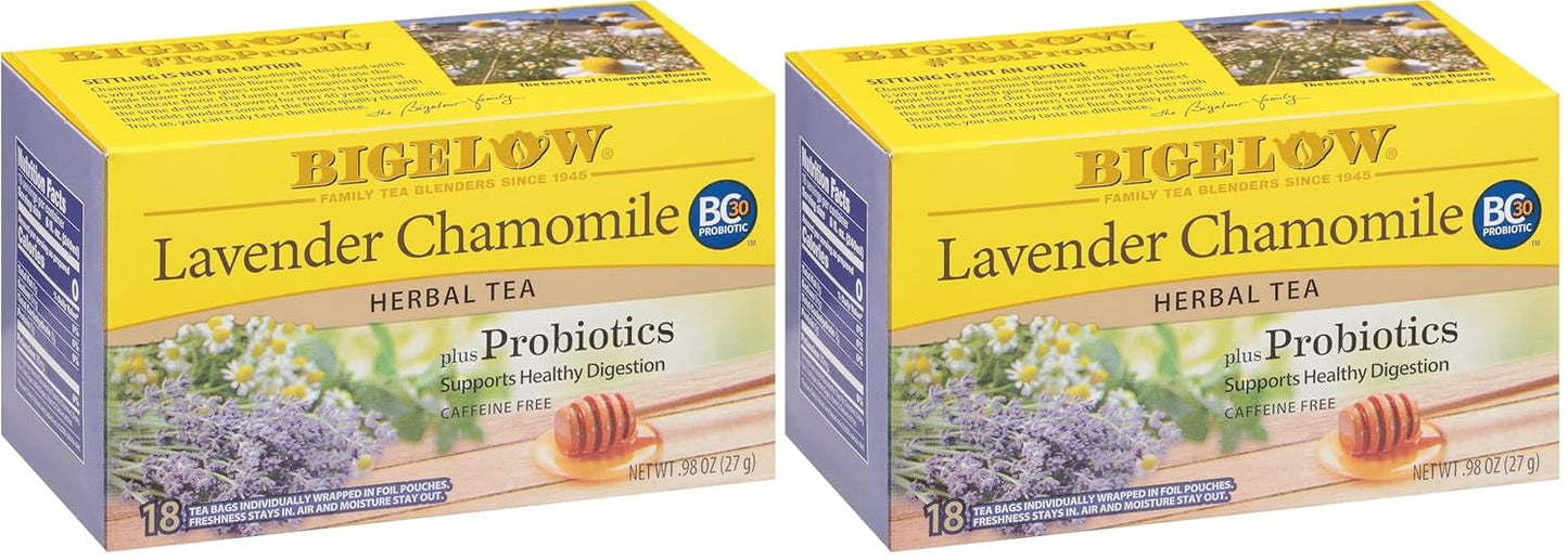 Bigelow Tea Cozy Chamomile Herbal Tea, Caffeine Free Tea with Chamomile Flowers, 20 Count Box (Pack of 6), 120 Total Tea Bags