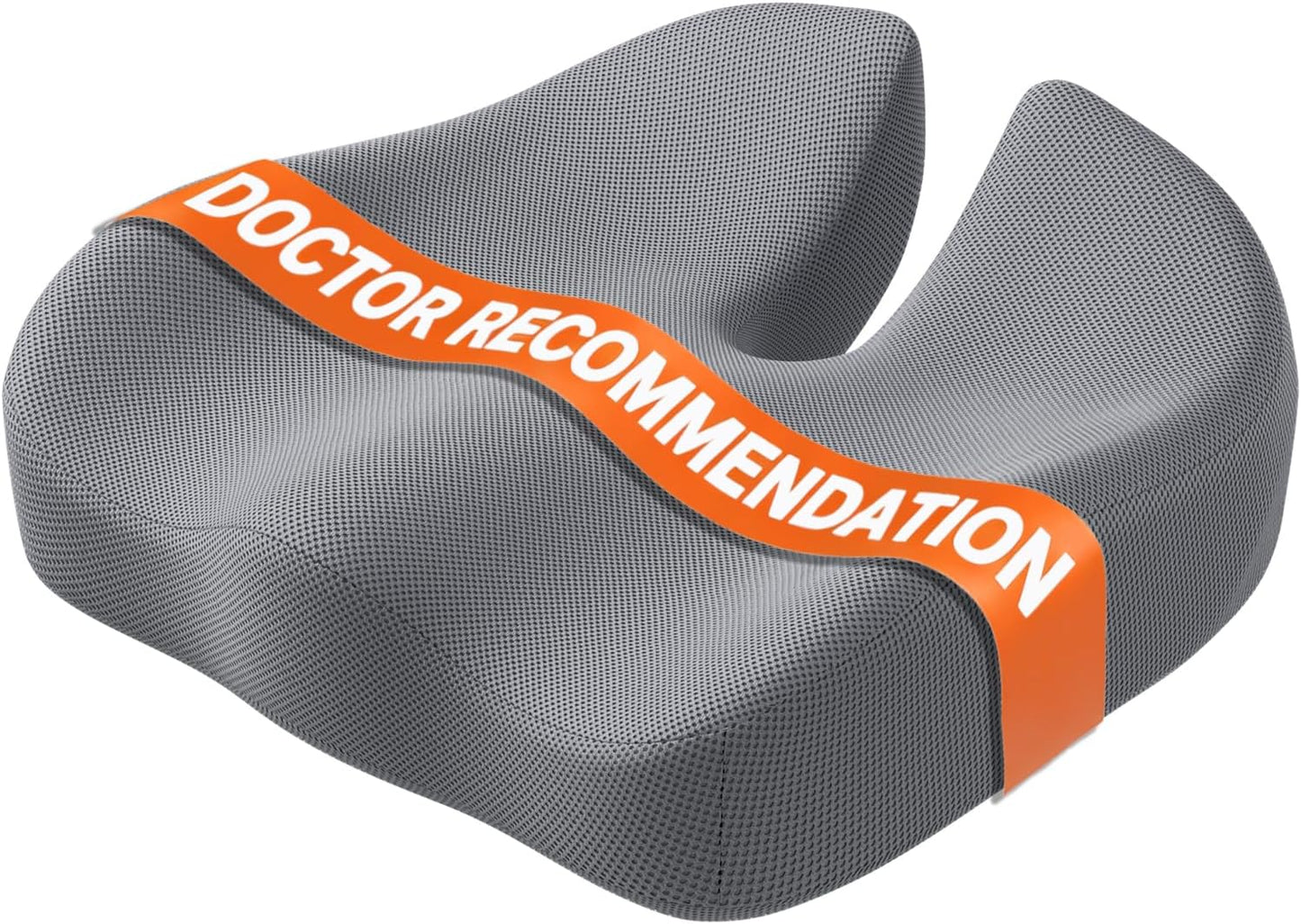 CJACSOC Seat Cushion, Extra Large Memory Foam Cushion for Office Chair Cushions, Ergonomic Cushions Pad Pillow for Pressure Relief Sciatica & Pain Relief for Long Sitting