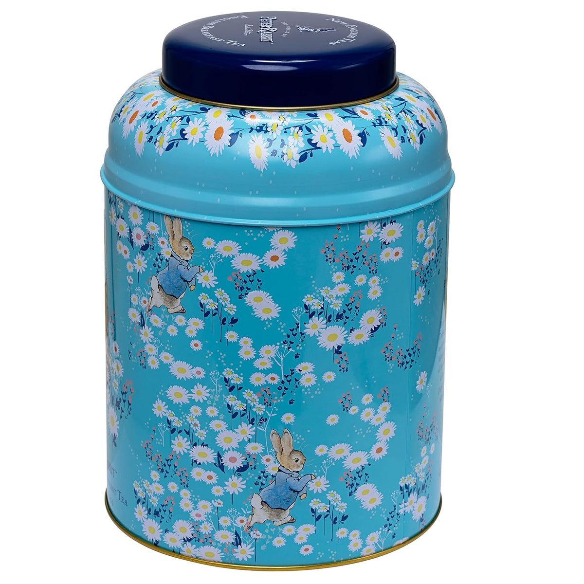 New English Teas Peter Rabbit Tea Tin with 240 Breakfast Tea Bags - Daises