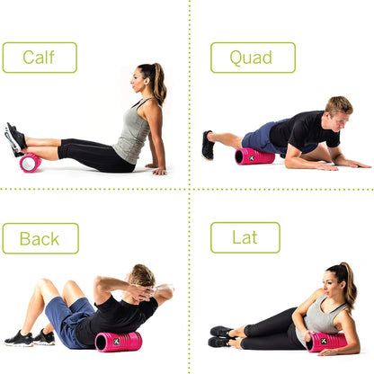TriggerPoint Grid 1.0 Foam Roller - 13" Multi-Density Massage Roller for Deep Tissue & Muscle Recovery - Relieves Tight, Sore Muscles & Kinks, Improves Mobility & Circulation - Targets Key Body Parts