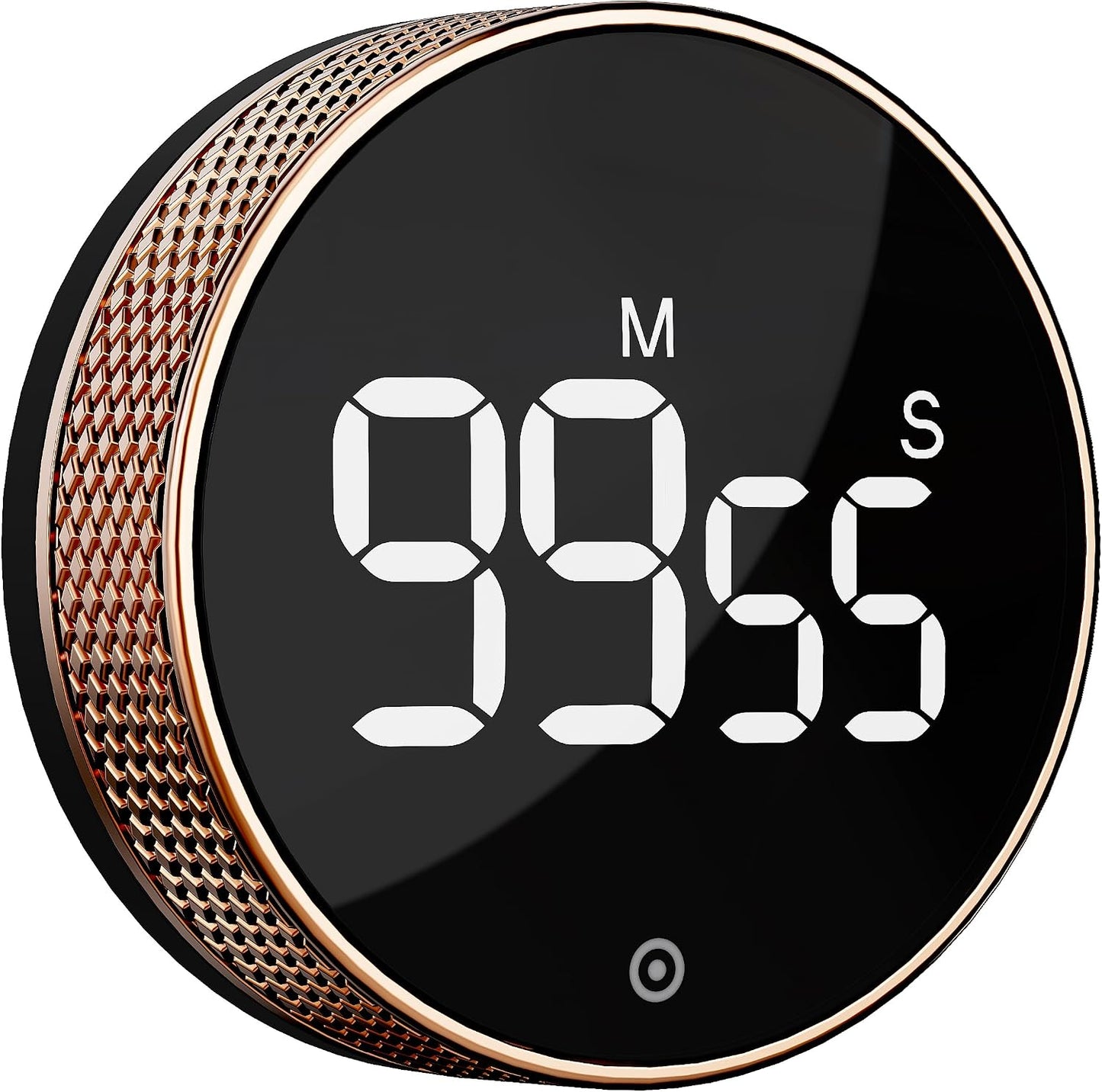 BlueSnail Kitchen Timer with LED Digital Display Smart Efficana for Home Classroom Gym Office, Volume and Brightness Adjustable Productivity Timer (Guncolor)