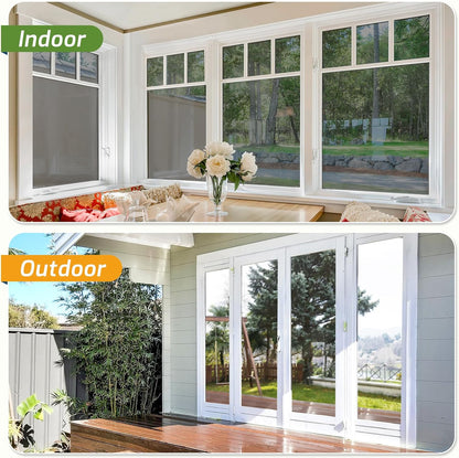 LUTE Blackout Window Film, Window Tint for Home Privacy, 17.5" x 78.7"