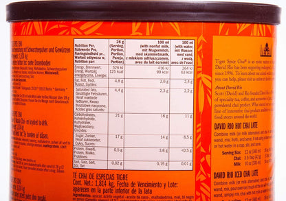 David Rio Elephant Vanilla Chai Tea Latte Mix, 14 Oz