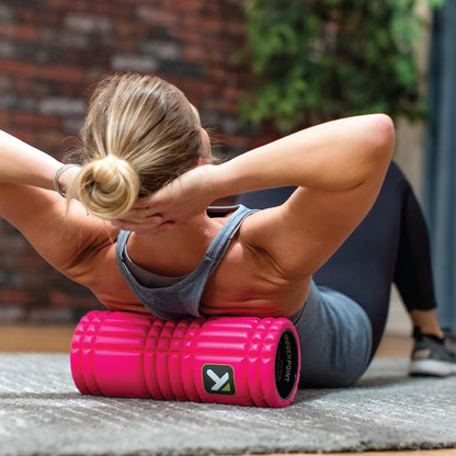 TriggerPoint Grid 1.0 Foam Roller - 13" Multi-Density Massage Roller for Deep Tissue & Muscle Recovery - Relieves Tight, Sore Muscles & Kinks, Improves Mobility & Circulation - Targets Key Body Parts
