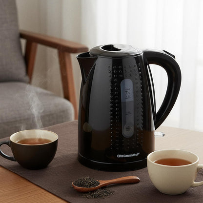 Elite Gourmet EKT5051 1.7L Electric Water Kettle, BPA-Free Fast Boil, Black