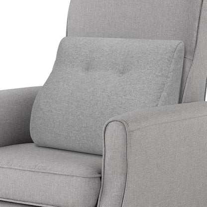 baibu Lumbar Support Pillow for Recliner, Large Memory Foam Dual-Layer Patent Design Back Support Cushion for Sofa & Gaming Chair, Ergonomic Lumbar Pillow with Machine Washable Cover, Brown