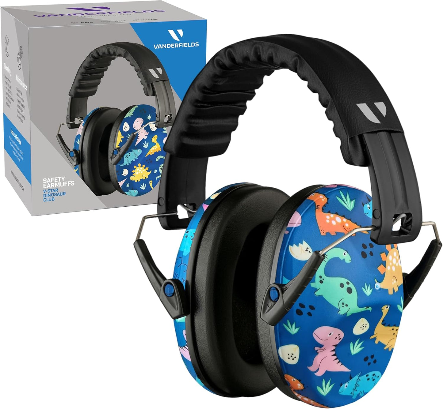 Vanderfields Hearing Protection Ear Muffs - Over 31 dB (2K Hz) Broad Noise Cancelling Sound Reduction Earmuffs for Kids 3-12
