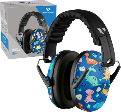 Vanderfields Hearing Protection Ear Muffs - Over 31 dB (2K Hz) Broad Noise Cancelling Sound Reduction Earmuffs for Kids 3-12