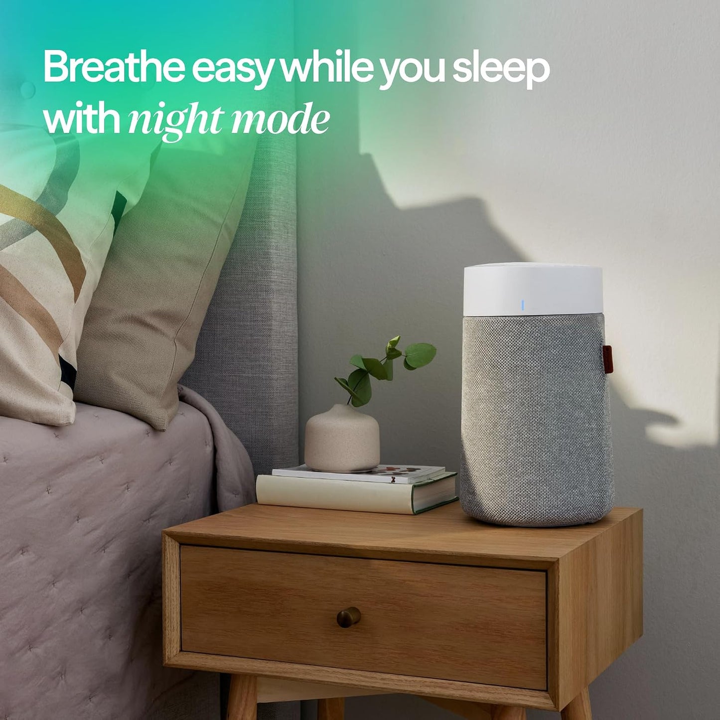 BLUEAIR Air Purifier for Home HEPA Air Purifiers for Pets, Allergies, Dust, Nursery, Office HEPASilent Techonolgy Air Cleaner for Small Rooms 432 sq ft coverage - Blue Pure 511