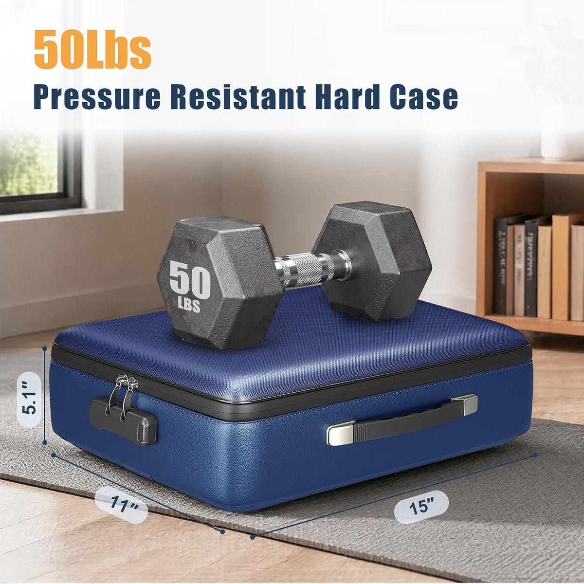 Fireproof Document Box, Hard Briefcase Fireproof Safe for Home Documents