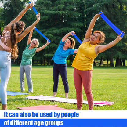 Deekin 20 Pcs Resistance Bands Resistance Loop Exercise Bands Exercise Equipment Elastic Drap Ring for Women and Men Home Fitness, Gym, Yoga