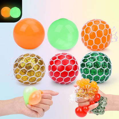 36 Pack Stress Balls, Squishy Balls, Squishy Fidget Stress Relief