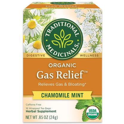 Traditional Medicinals Organic Lemon Ginger Tea, 1.13 Oz, 16 Count