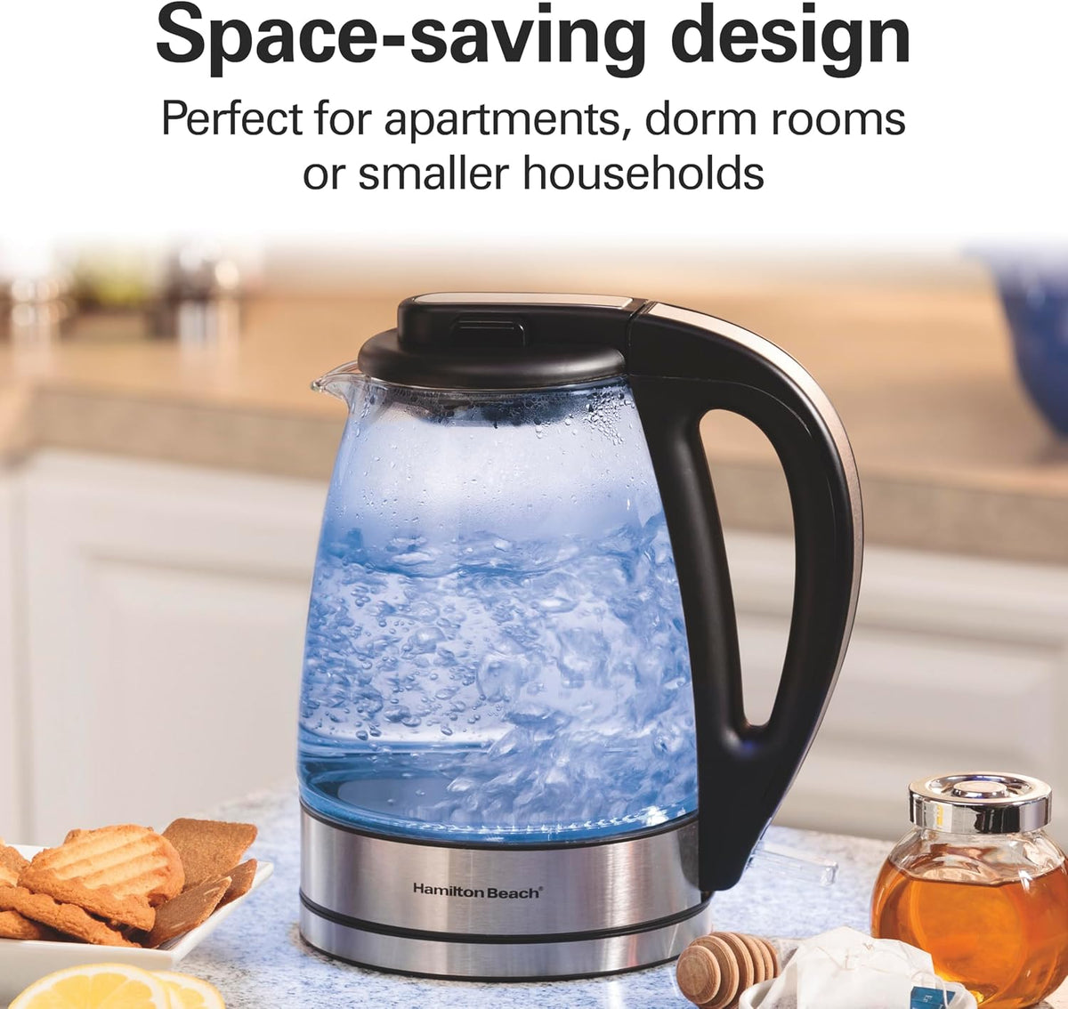 Hamilton Beach 1.8 Liter Electric Tea Kettle, Water Boiler & Heater