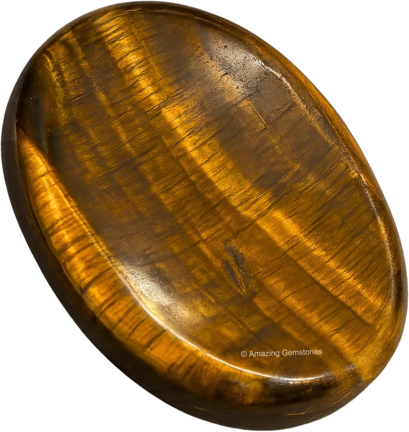 Amazing Gemstone Labradorite Thumb Worry Stone, Anxiety Stone, Healing Crystals - Piedra Crystal Fidget for Gift, Meditation, Calming, Relaxation, Stress Relief - Colors C
