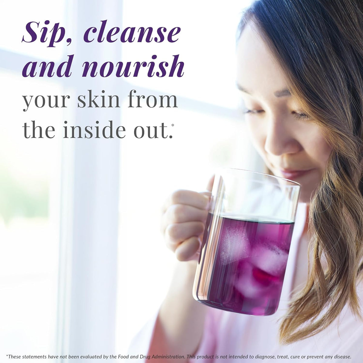 The Republic of Tea Beautifying Botanicals® Beauty Blueberry Lavender Herbal Iced Tea Bags (8 count)