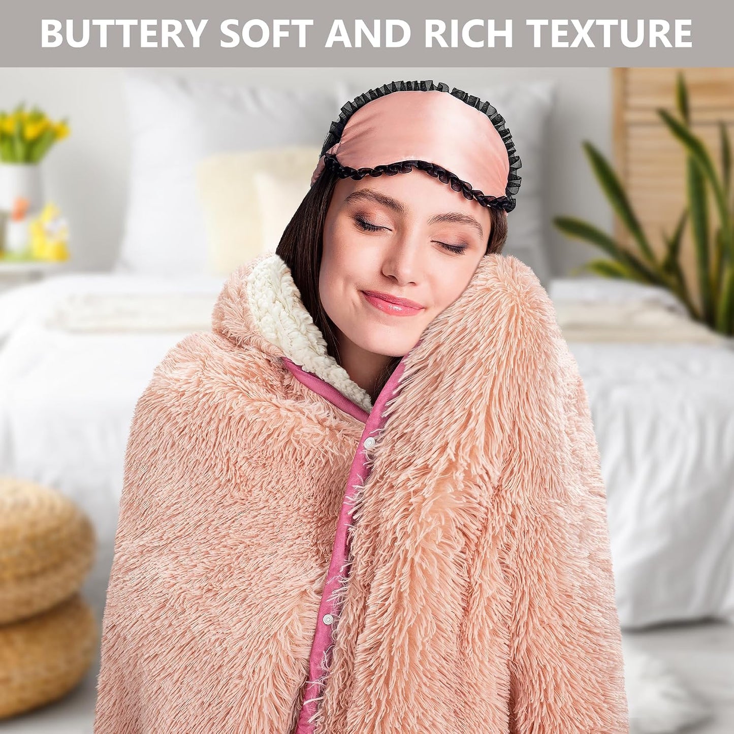 Penguin Wearable Hooded Blanket for Adults – Super Soft Warm Cozy Plush Flannel Fleece & Sherpa Hoodie Throw Cloak Wrap - Penguin Gifts for Women Adults Girls and Kids