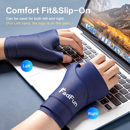 FadFun Ankle Ice Pack Wrap for Swelling,Cold/Hot Therapy Ice Socks for Feet,Reusable Gel Ice Compression Socks,for Soothe Plantar Fasciitis,Achilles Tendonitis,Sprained,Pain Relief,for Women & Men