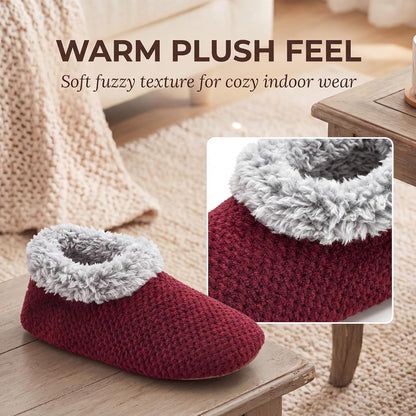 Cozylook Fuzzy Slippers for Women Indoor Soft Sole Slipper Socks