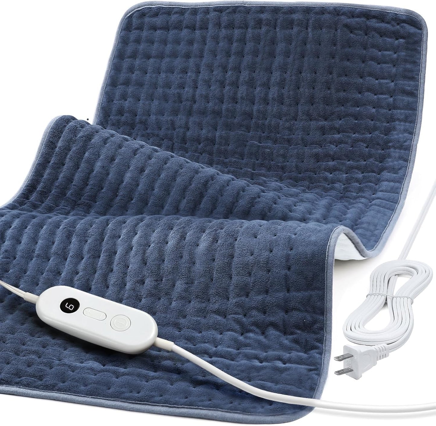 Heating Pad for Back Pain Relief, FSA Eligible HSA,17" x 33" Extra Large Heating Pads for Cramps, Electric Heating Pad with 6 Temperature Controller, Moist & Dry Heat, Auto Shut-Off, Machine Washable