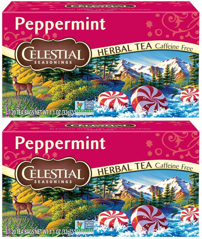 Celestial Seasonings, Tea, Peppermint, 20 ct