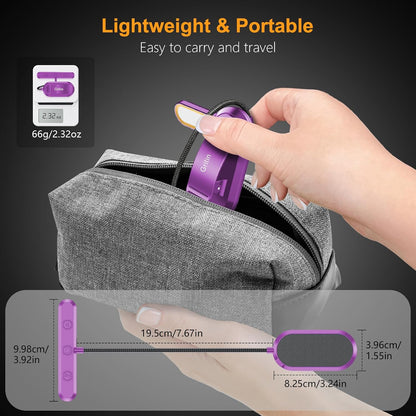 Gritin Rechargeable Book Light for Reading in Bed with 19 LED | Eye Caring 3 Color Temps,5 Brightness Levels,Memory Function,90 Hrs Runtime Flexible Goose Neck Clip on Light for Book Lovers