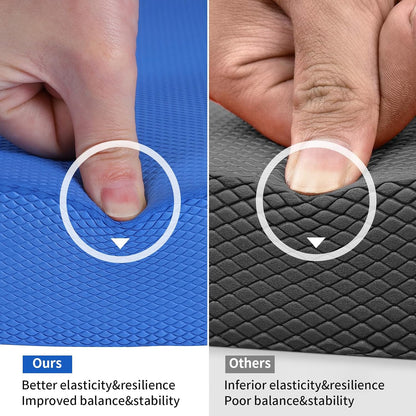 Balance Pad 15.8 * 13.2 * 2 inch,Large Balance Pad for Physical Therapy,Foam Balance Board for Rehabilitation Stability Workout Knee and Ankle Exercise Strength Training