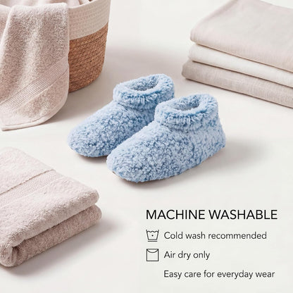 Cozylook Fuzzy Slippers for Women Indoor Soft Sole Slipper Socks