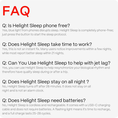 Helight Red Light Therapy Sleep Device – 630nm Pure Red Light Lamp Sleep Aid to Support Deep Relaxation – Rest Lamp Backed by Science for Adults & Kids Bedrooms
