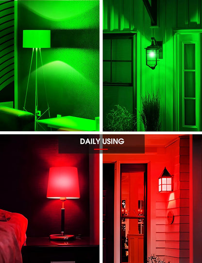 L LOHAS LED Sleep aid Amber Light Bulbs, Blue Light Blocking, A19 9W(60 Watt Equivalent) Dim Light Bulbs, 1800K Warm Light Bulb, E26 Base, 2 Pack