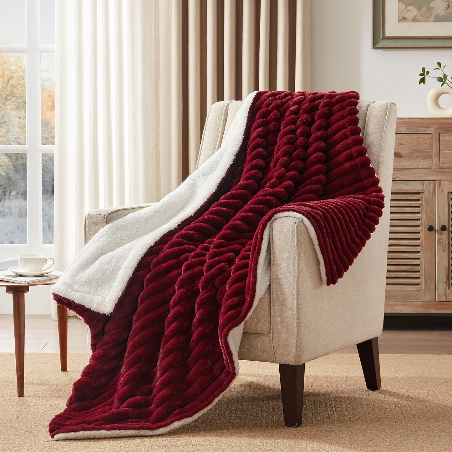 Westinghouse Heated Throw Blanket, Electric Blanket Throw with 6 Heating Levels and 2-10 Hours Time Settings, Flannel to Sherpa Super Cozy Heated Blanket Machine Washable, 50x60 inch, Charcoal