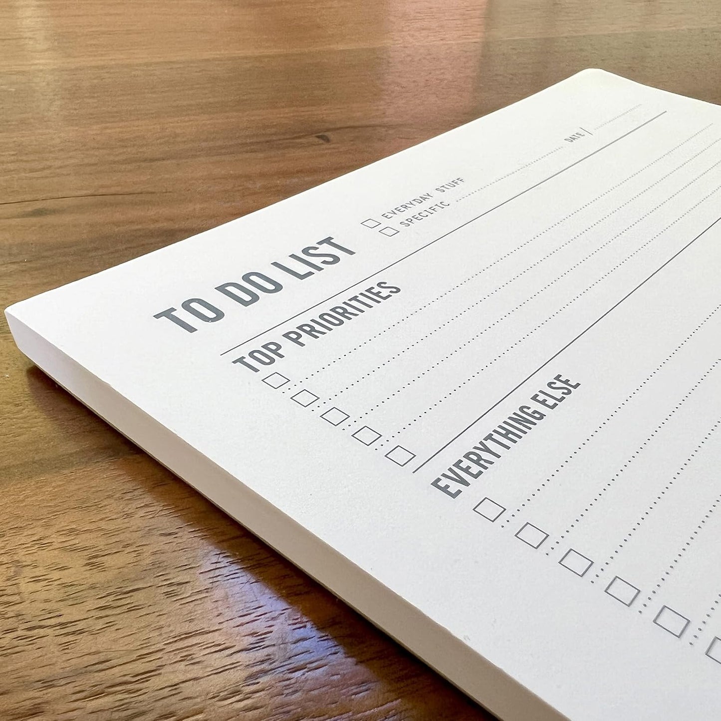 To Do List Notepad - Daily Task Planner, Checklist, and Organizer - Planner pad for work and school productivity - 7 x 10" - 50 Sheets