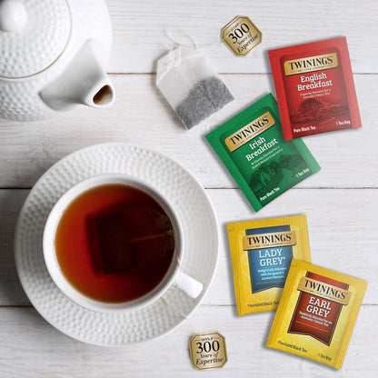 Twinings Herbal and Green Tea Bag Sampler, Assortment Variety Pack (20 Count) 20 Different Flavours for Tea Lovers: Her, Him, Women, Men, Couples, Family, Friends, Coworkers